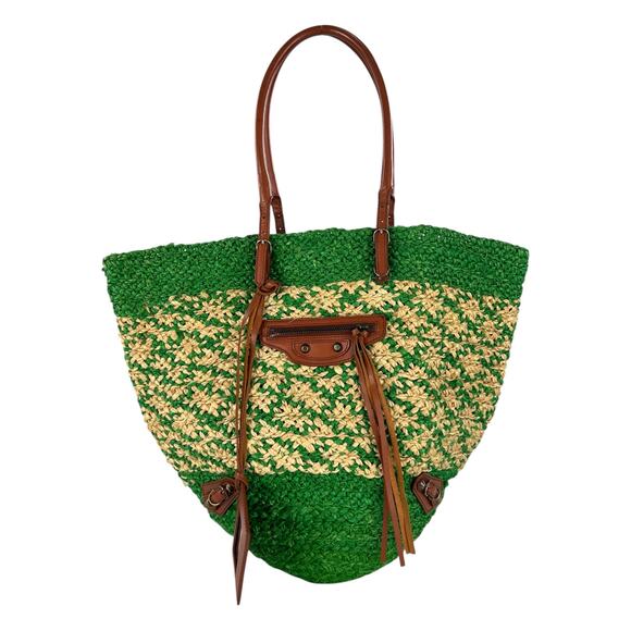 Balenciaga Raffia Tote Bag - Picture 1 of 11